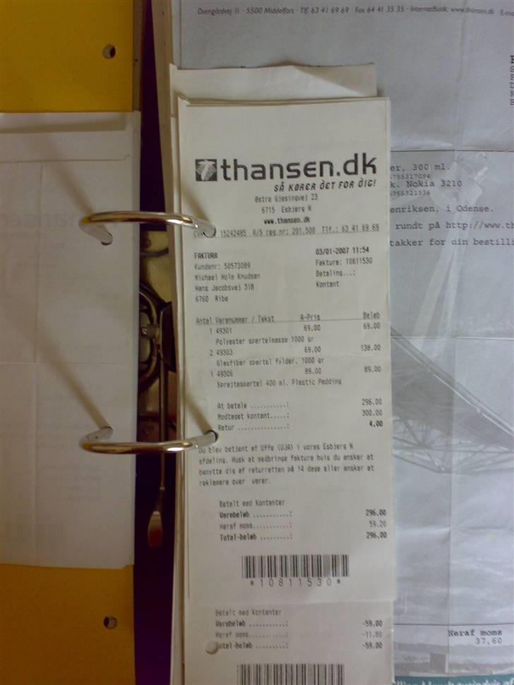 T. Hansen Kvitteringer - En enkelt kvittering mere billede 92