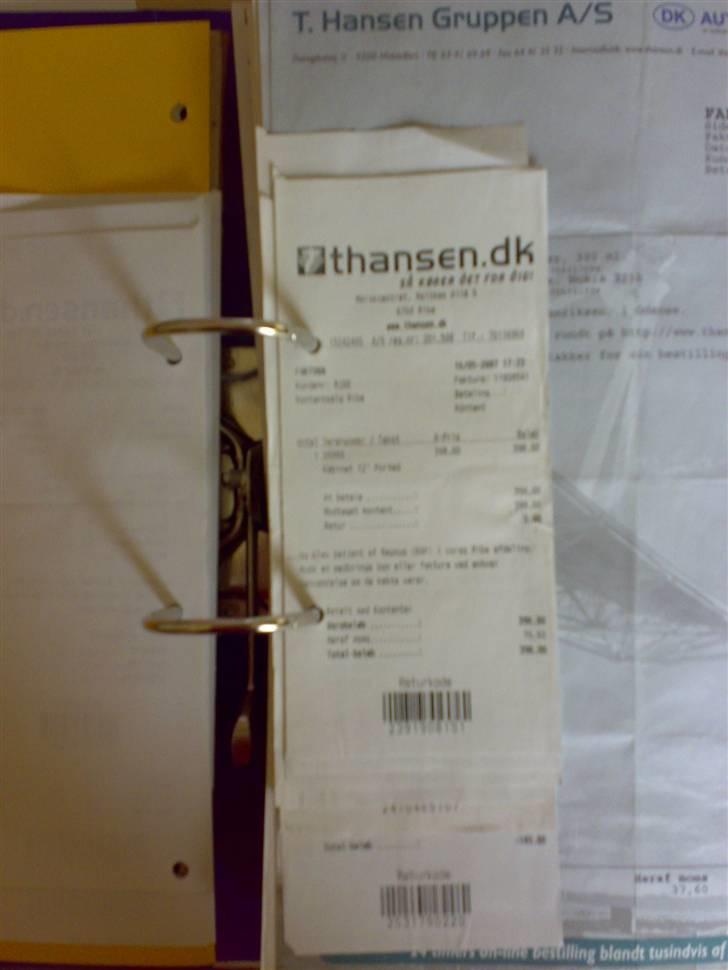 T. Hansen Kvitteringer - En enkelt kvittering mere billede 98