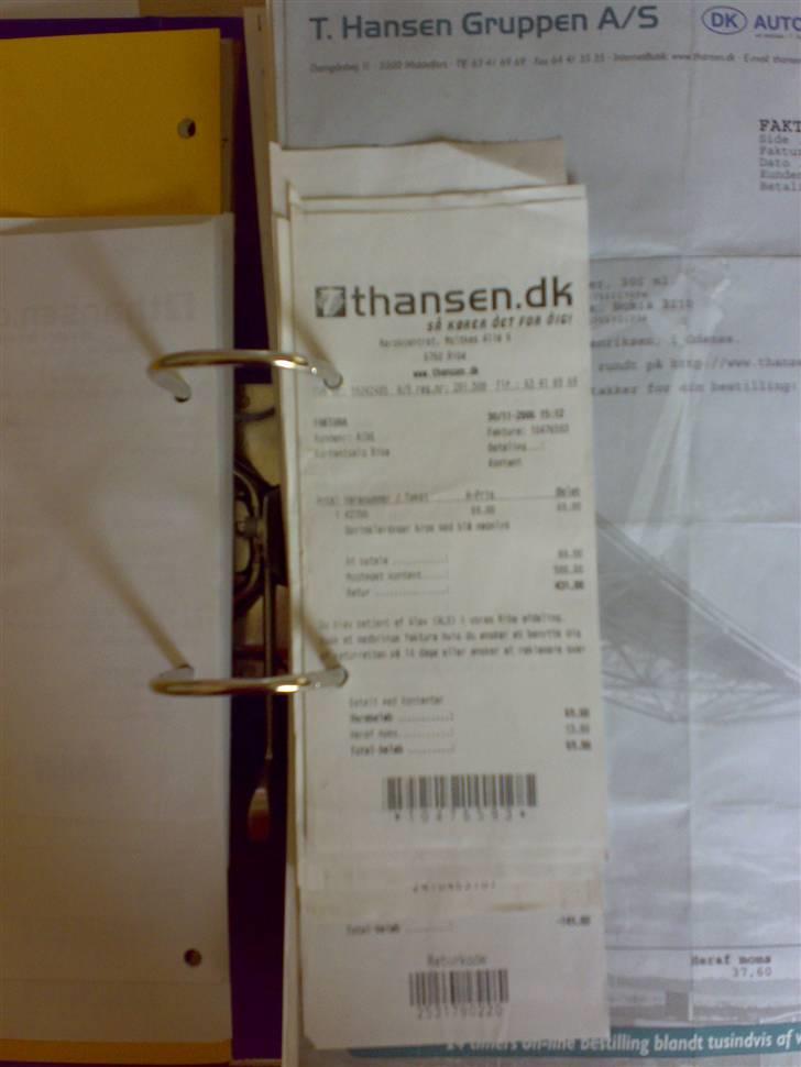 T. Hansen Kvitteringer - En enkelt kvittering mere billede 99