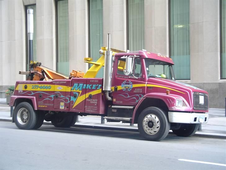 Bilbilleder fra USA (Part 1 af 6 - New York) - Her har vi så en rigtig kranbil, de fås simpelthen ikke bedre. billede 6