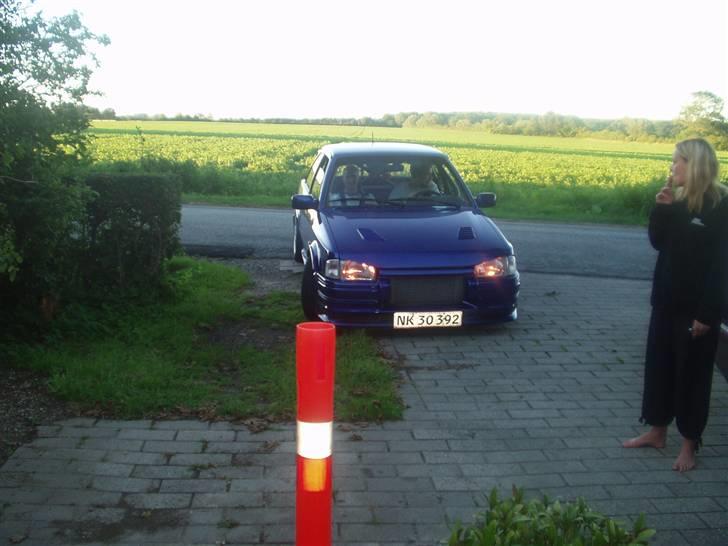 Ford escort 2,0 16v 4x4 turbo cosworth - Min svorger skulle da lige med ud og ha en tur i en ordenlig vogn. hehe billede 35