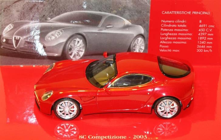 Mine 1:43 modelbiler - Alfa Romeo 8C, Minichamps
Efter min mening en af de flotteste biler nogen sinde! billede 81