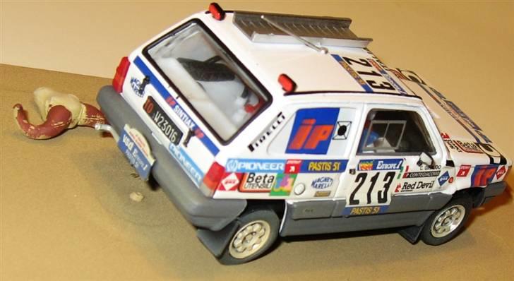 Mine 1:43 modelbiler - FIAT Panda 1984 Paris - Dakar rally, Brumm billede 90