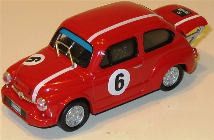 Mine 1:43 modelbiler - FIAT 600 Abarth, Solido billede 96