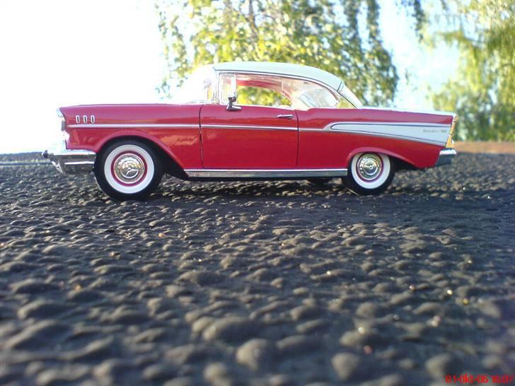 Modelbil 1:24 Chevrolet Belair. - Sådan så den ud før ! billede 33