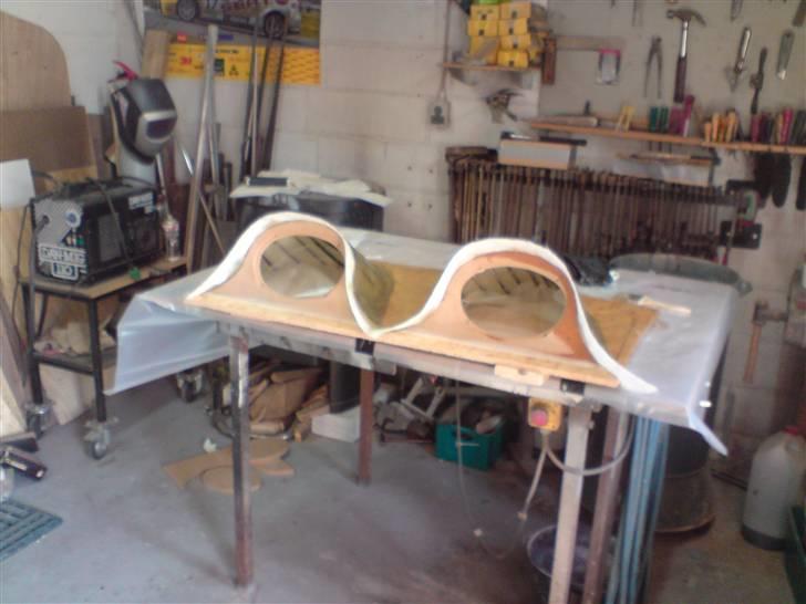 Anlæg i glasfiber - golf 3 - Lige da den var blevet glasset billede 18