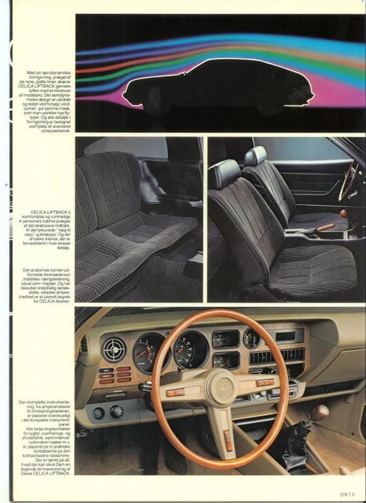 Celica 1978-1982 - Alt i billeder. - Dansk bruchure. billede 24