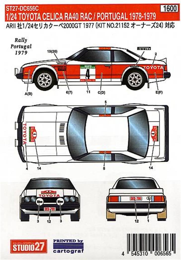 Celica 1978-1982 - Alt i billeder. - Samlesæt af Ra40. billede 28