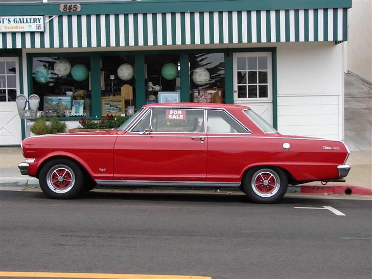 Lidt billeder fra en bilautists USA rejser! - Sød lille Nova, der stod til salg på et gadehjørne i Monterey, Ca......
 billede 137