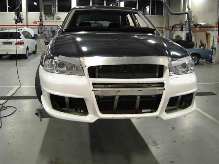 Audi a4 b5 for den store tur af X3M-Styling - Så er den nye front på mangler at tilpasse hjælmforlængringen efter grillen billede 19