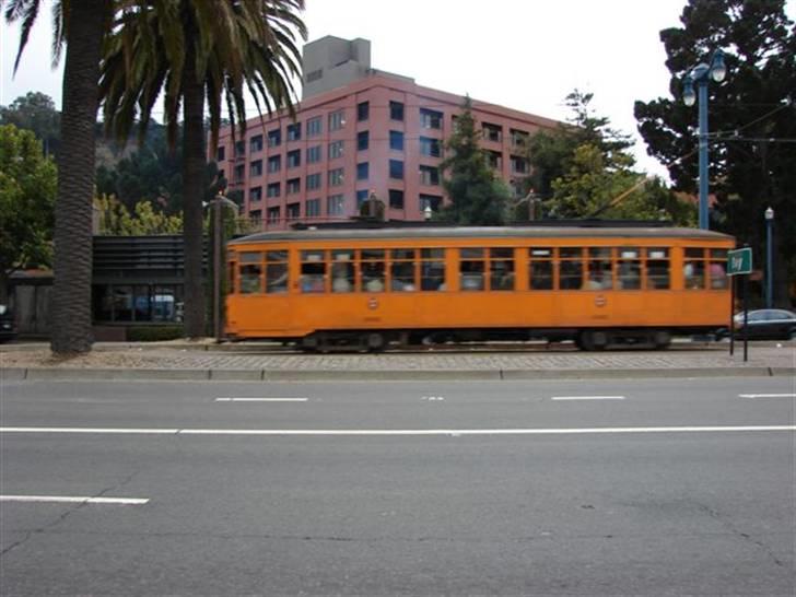 Lidt billeder fra en bilautists USA rejser! - En af de feede gamle sporvogne, der rent faktisk er en vigtig del af den offentlige transport i S.F. billede 188