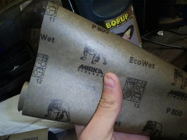 Renovering af alufælge - Men først liiige slibes lidt fint.. billede 30