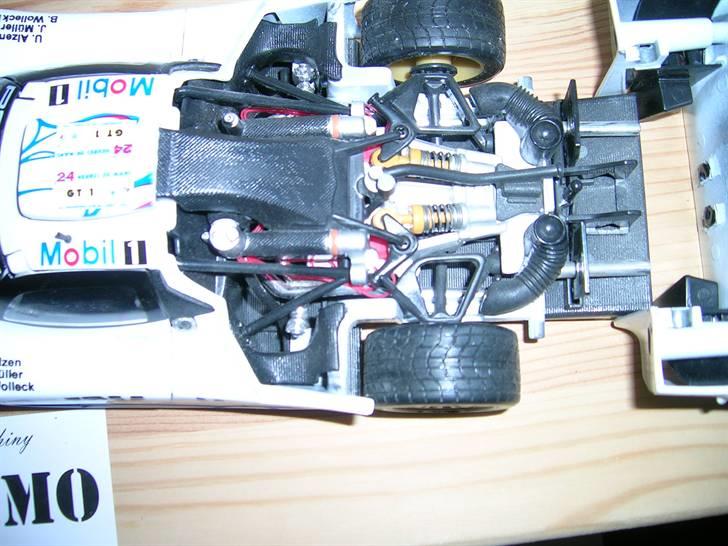 Min samling modelbiler:D - Porsche 911 GT1 Le mans 1:18 Maisto billede 65