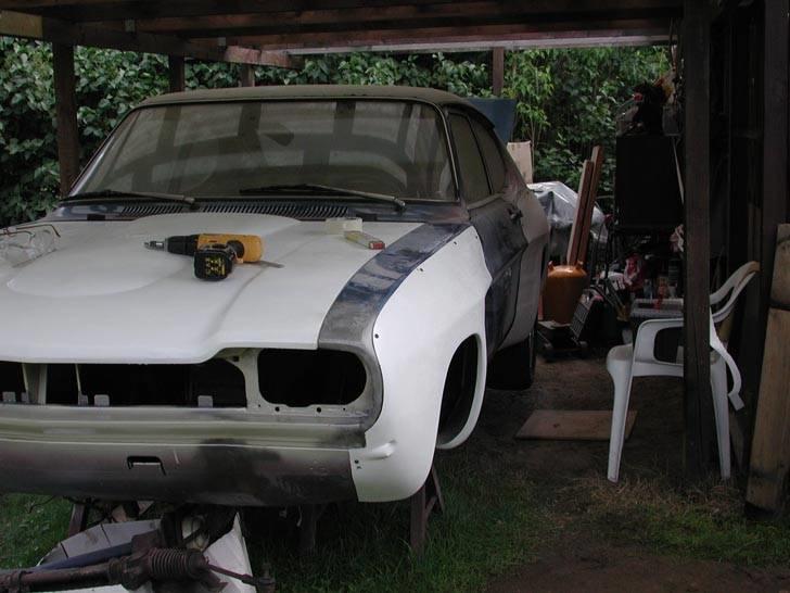 Ford Capri RS2600 Race klon - De skal lige trimmes lidt. billede 7