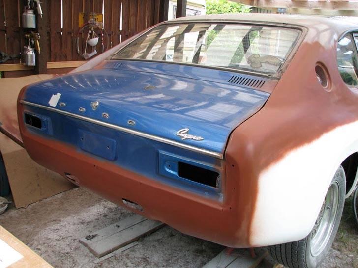Ford Capri RS2600 Race klon - Bagenden er grovspartlet. billede 10