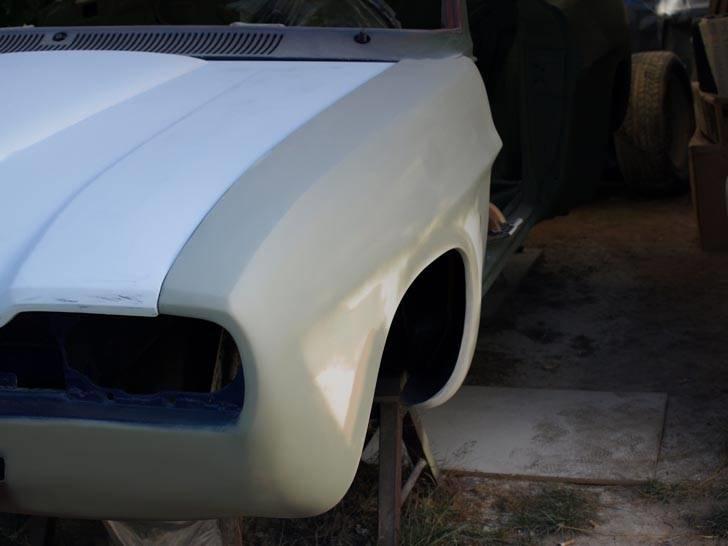 Ford Capri RS2600 Race klon - Fronten er også finspartlet. Dog er der nogle småbuler som skal rettes. billede 13