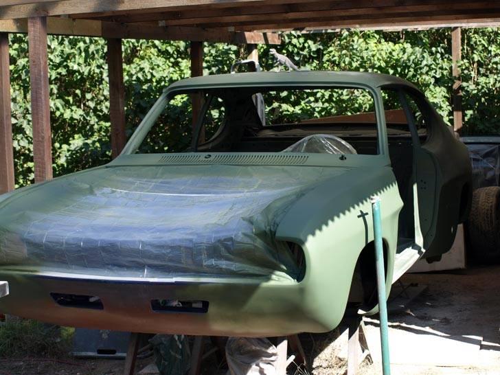 Ford Capri RS2600 Race klon - Resten er blevet grundet. Der skal nok laves forblink, og en spoiler i fronten. billede 15