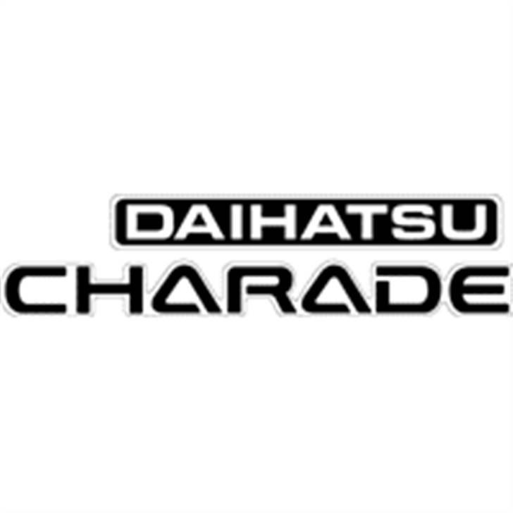 Daihatsu Charade Udstyr og Varianter - Org. logo af Charaden. billede 1