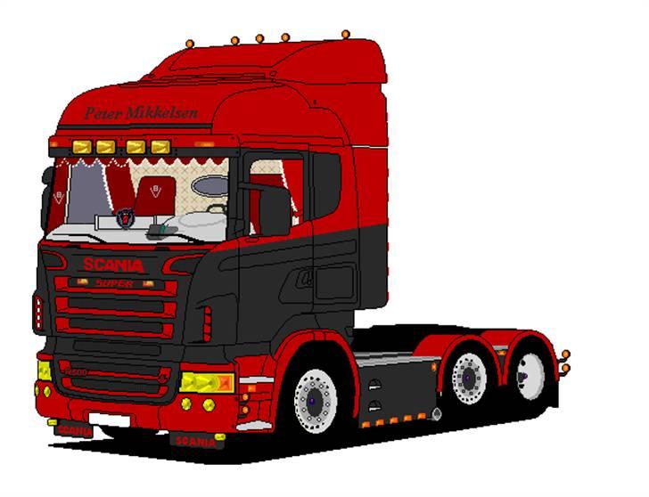 Paint tegninger af lastbiler billede 7