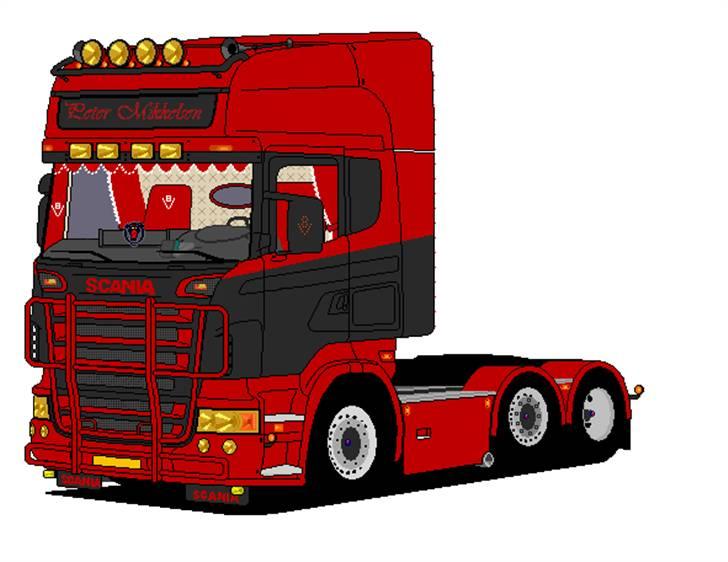 Paint tegninger af lastbiler billede 15