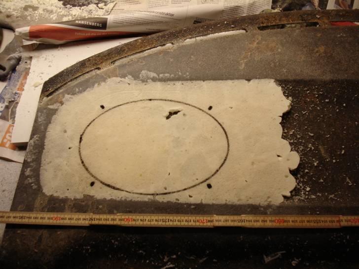 Hattehylde med 6x9" højtalere og hvid plys billede 12