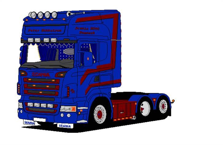 Paint tegninger af lastbiler billede 20