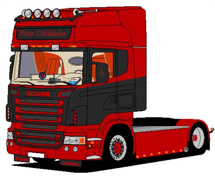 Paint tegninger af lastbiler billede 21