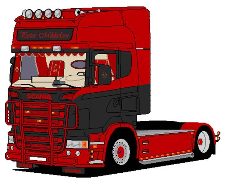 Paint tegninger af lastbiler billede 23