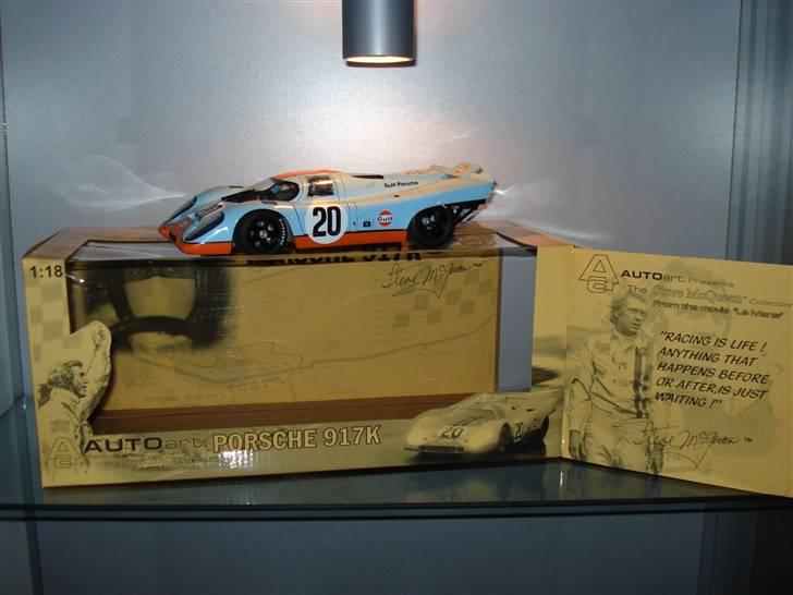 Modelbiler 1:18 1:43 1:87 m.m. - Porsche 917-K  Fra filmen Le Mans med Steve Mcqueen. billede 85