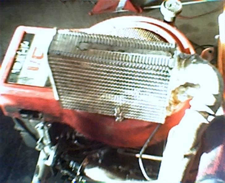 Min havetraktor med turbo - Så er der intercoler på lavet af et gammel vame ellament fra en bil billede 20