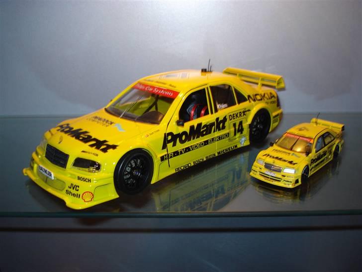 Modelbiler 1:18 1:43 1:87 m.m. - Mercedes AMG C-Class DTM 1:18 og 1:43. Køre : Kurt Thiim. billede 90