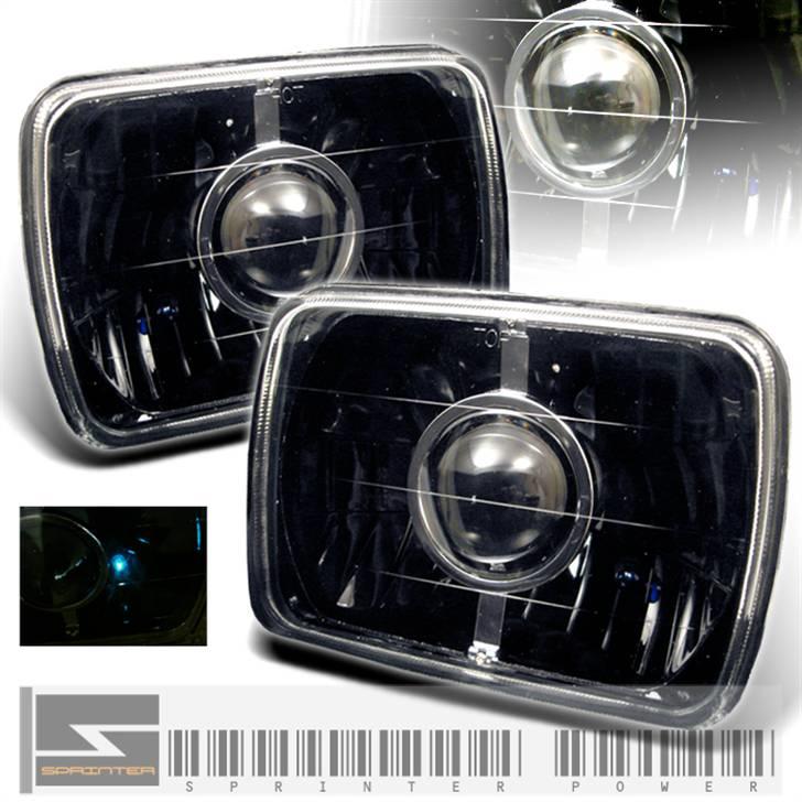 Min Astro van - Sorte klarglas forlygter med DE linse billede 30