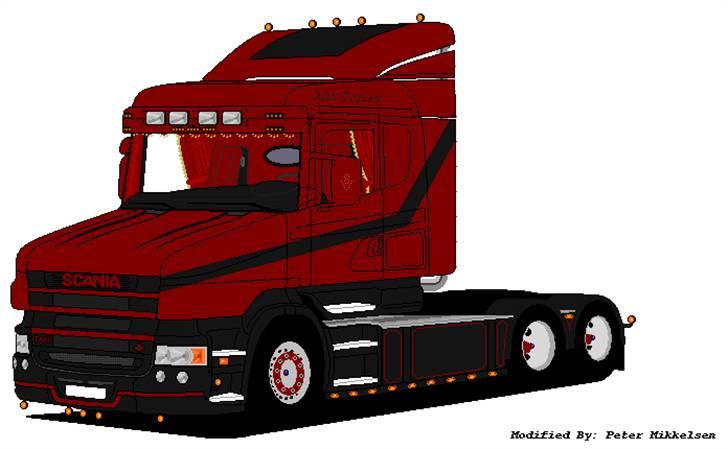 Paint tegninger af lastbiler billede 42