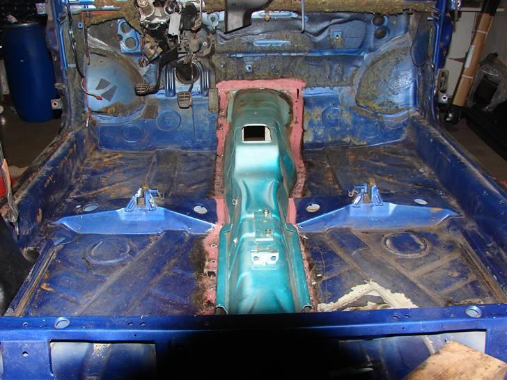 Golf 2 syncro projekt  - Kardantunnel er ved og blive tilpasset billede 8