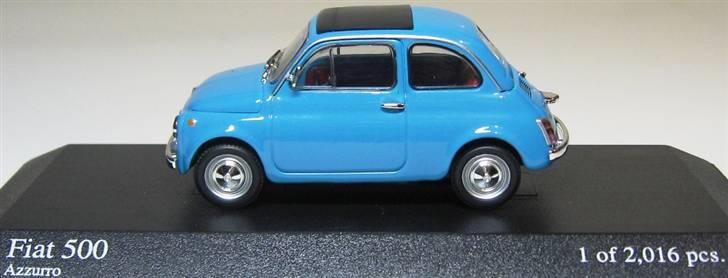 Mine 1:43 modelbiler - FIAT 500, Minichamps billede 108