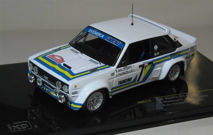 Mine 1:43 modelbiler - Abarth FIAT 131 Rally Monte Carlo 1980, IXO billede 109