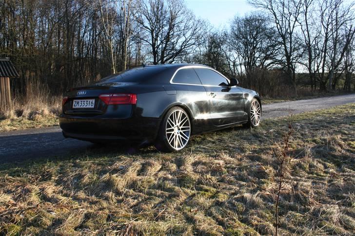 Audi A5 - lidt gennem tiden - Så er spacerne monteret bagerst. MEGET pænere end før. billede 100
