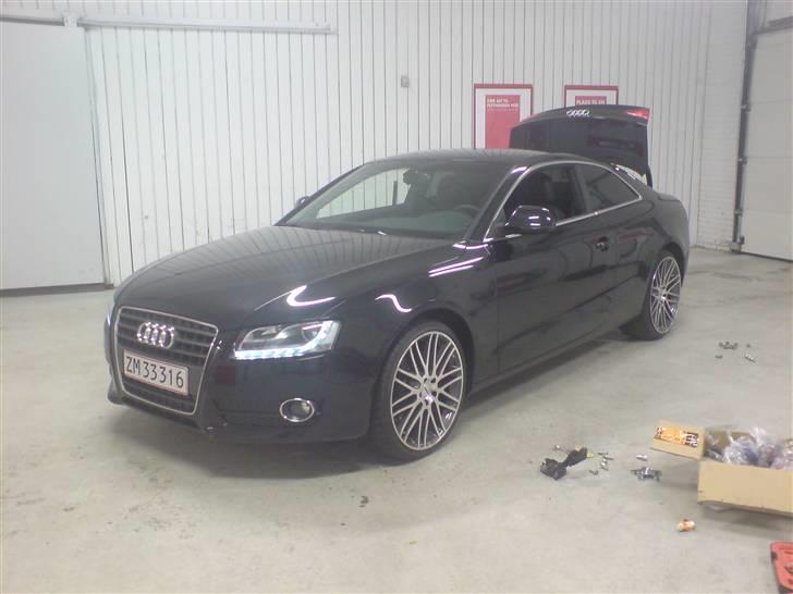 Audi A5 - lidt gennem tiden - Før sænkning... står med org. Audi Sport undervogn (15 mm lavere end standard)
Blev efterfølgende sænket 35 mm med H&R. billede 105