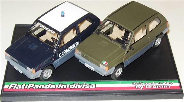 Mine 1:43 modelbiler - 1980 FIAT Panda in divisa, Brumm billede 111