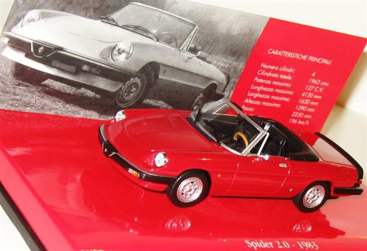 Mine 1:43 modelbiler - 1983 Alfa Romeo Spider 2,0, Minichamps billede 124