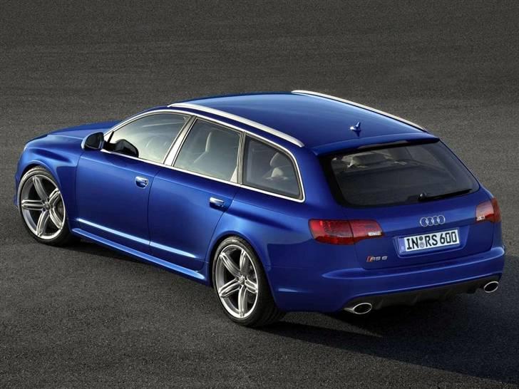 Audi S / RS og R billeder og forklaringer - RS6 C6 2008 – 

Anden generation af Audi RS6 var det første køretøj, som havde en 5,0-liters V10 benzinmotor med benzin direkte indsprøjtning (FSI) og Bi-turbo. Motoren ydede 426 kW (580 hk) og 650 Nm i drejningsmoment. Accelerationen i Sedan 4,5 sekunder fra 0 til 100 km / t (Avant 4,6 s), og nåede en topfart begrænset elektronisk til 250 km/t (0 til 200 km / t på 14,1 sekunder). For en ekstra udgift kunne man rykke den elektroniske hastighedsgrænse til 280 km/t. Uden begrænsning ville den nå omkring 320 km/t. Effekt / vægt-forholdet var ca. 3,5 kg pr hk. Som den første i denne serie af RS6 med 6-speed Tiptronic automatgear og quattro all-wheel drive leveret. Levering af vognen begyndte i april 2008. Den sedan er ansigtsløftning A6 dukkede op i midten af oktober 2008. 
 billede 24