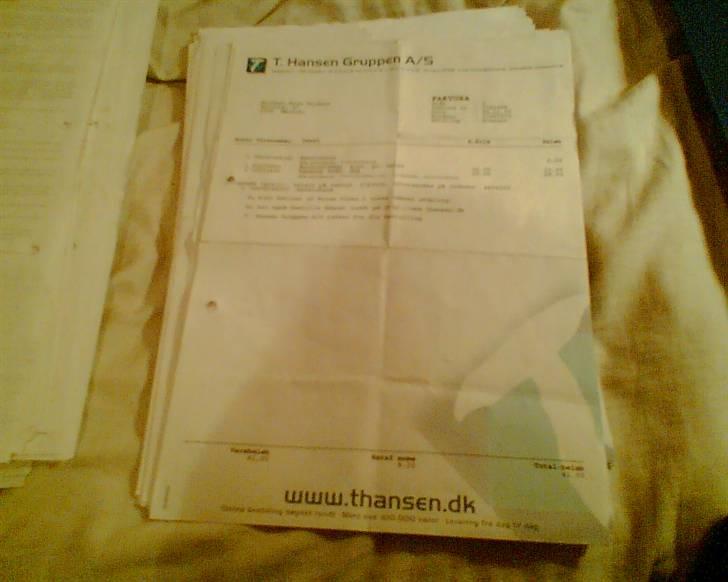 T. Hansen Kvitteringer - En enkelt kvittering mere billede 36