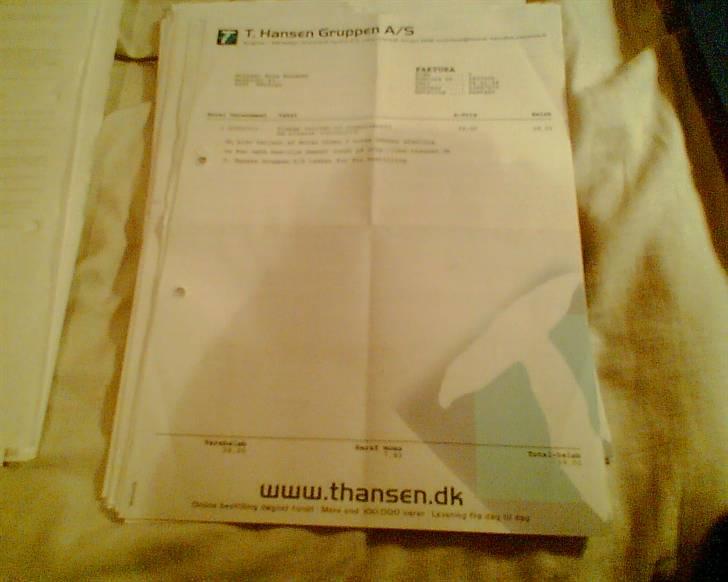 T. Hansen Kvitteringer - En enkelt kvittering mere billede 38