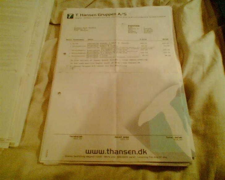 T. Hansen Kvitteringer - En enkelt kvittering mere billede 45