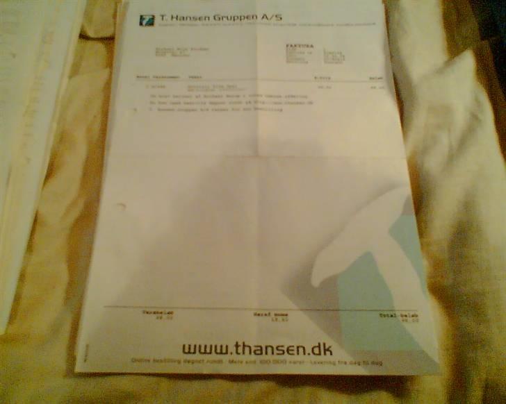 T. Hansen Kvitteringer - En enkelt kvittering mere billede 46