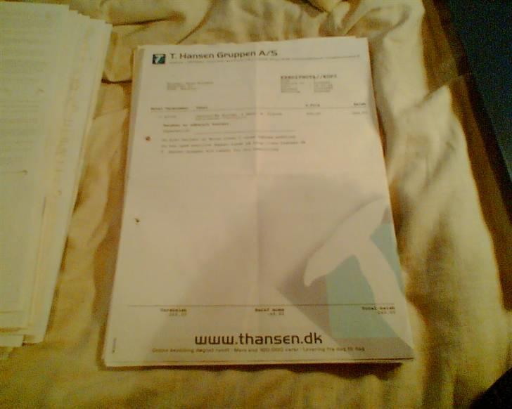T. Hansen Kvitteringer - En enkelt kvittering mere billede 47