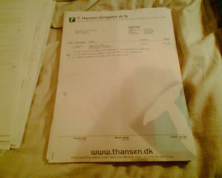 T. Hansen Kvitteringer - En enkelt kvittering mere billede 49