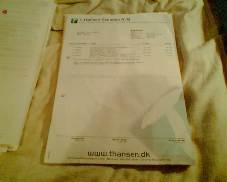 T. Hansen Kvitteringer - En enkelt kvittering mere billede 51