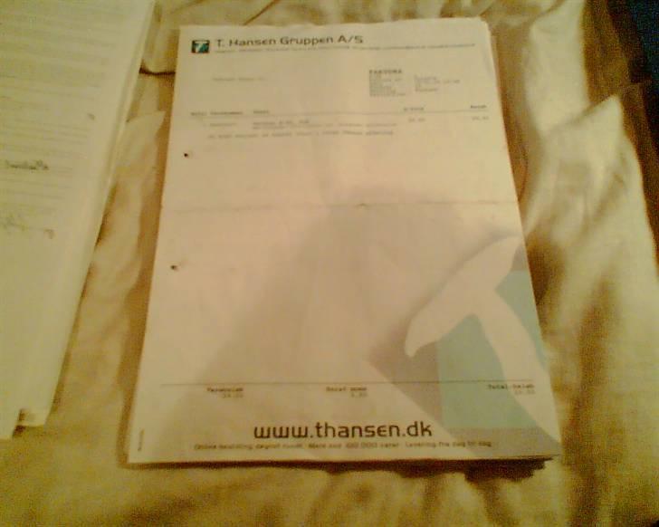 T. Hansen Kvitteringer - En enkelt kvittering mere billede 53