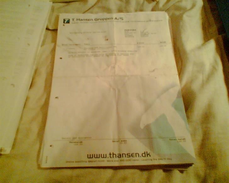 T. Hansen Kvitteringer - En enkelt kvittering mere billede 55